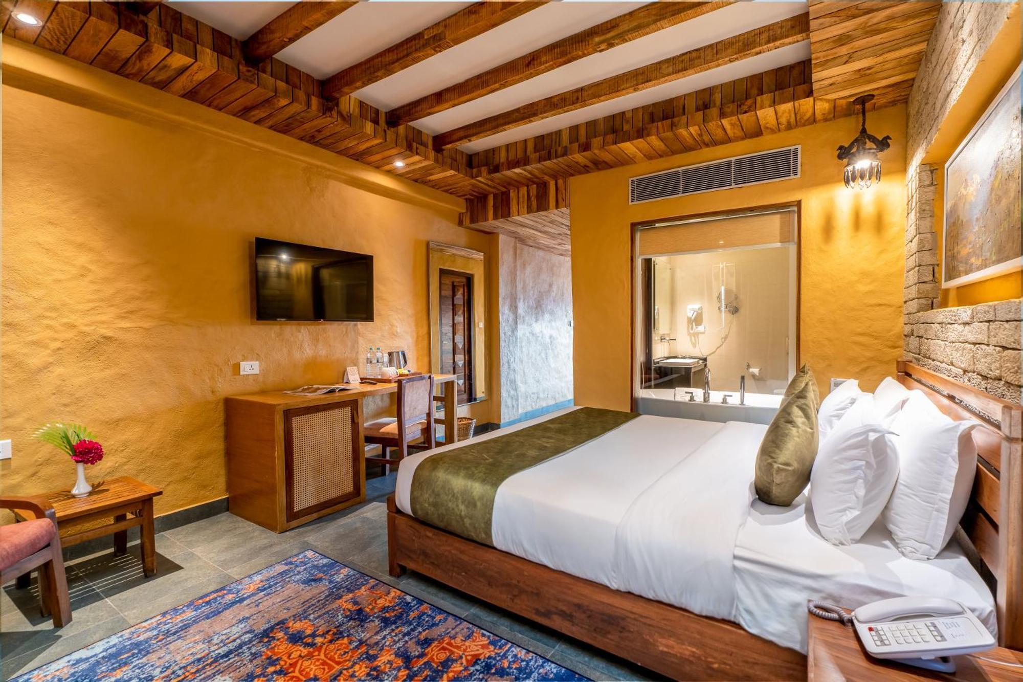 Bar Peepal Resort Pokhara Kültér fotó Deluxe Room